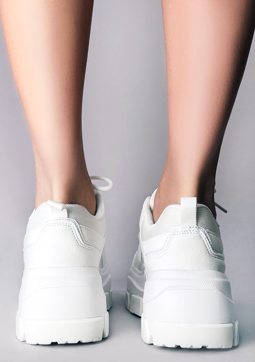  DAMIAN 03 Elevation White Platform Sneakers