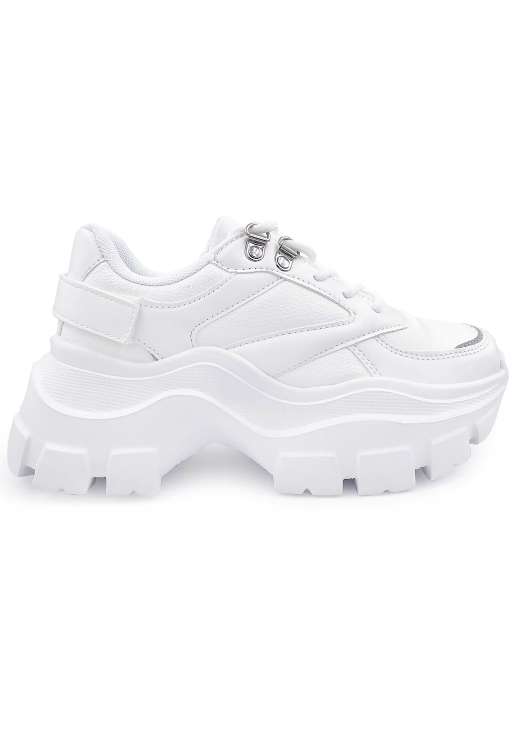  DAMIAN 03 Elevation White Platform Sneakers
