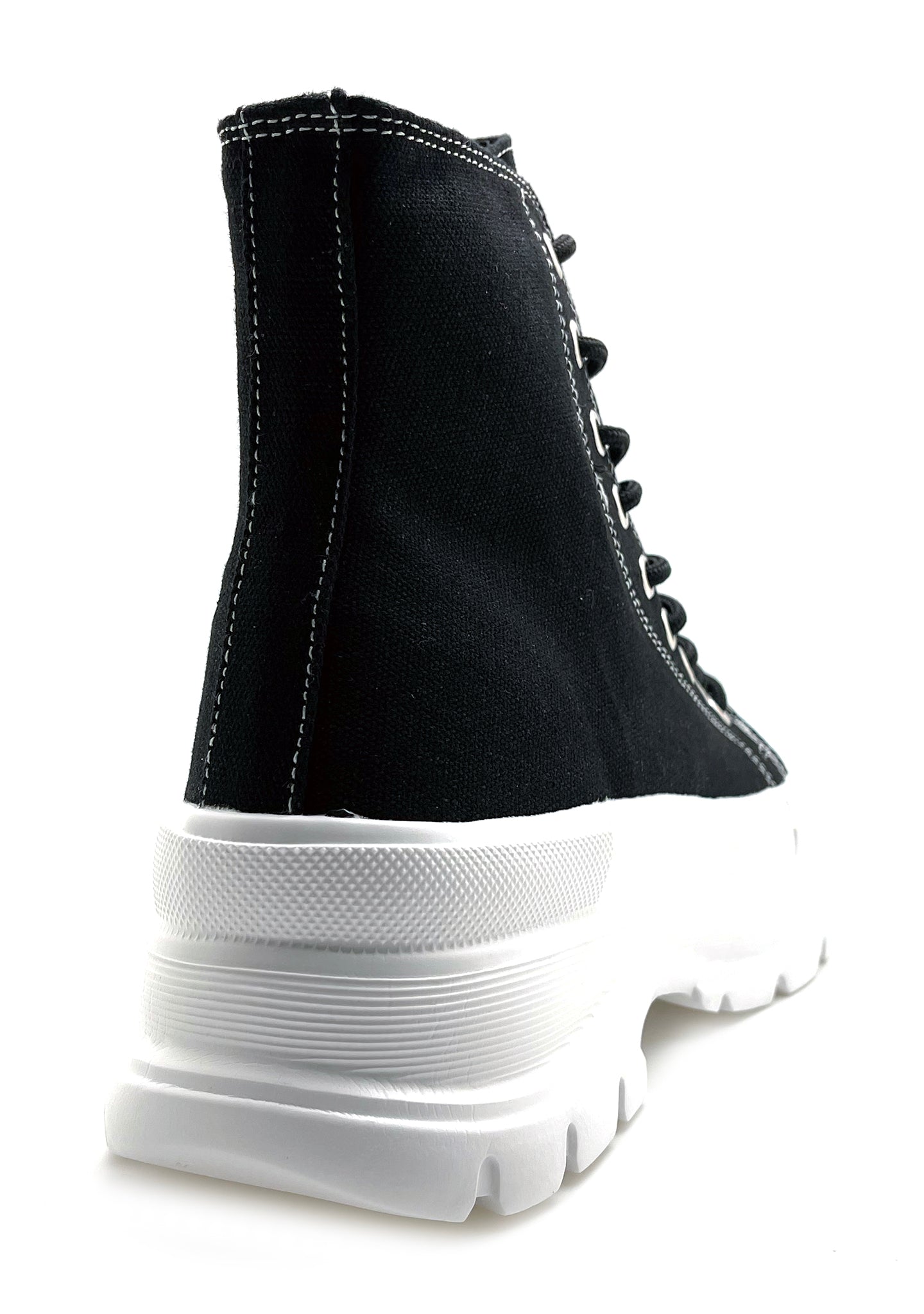  BELLE The Black Room Black Platform Sneakers