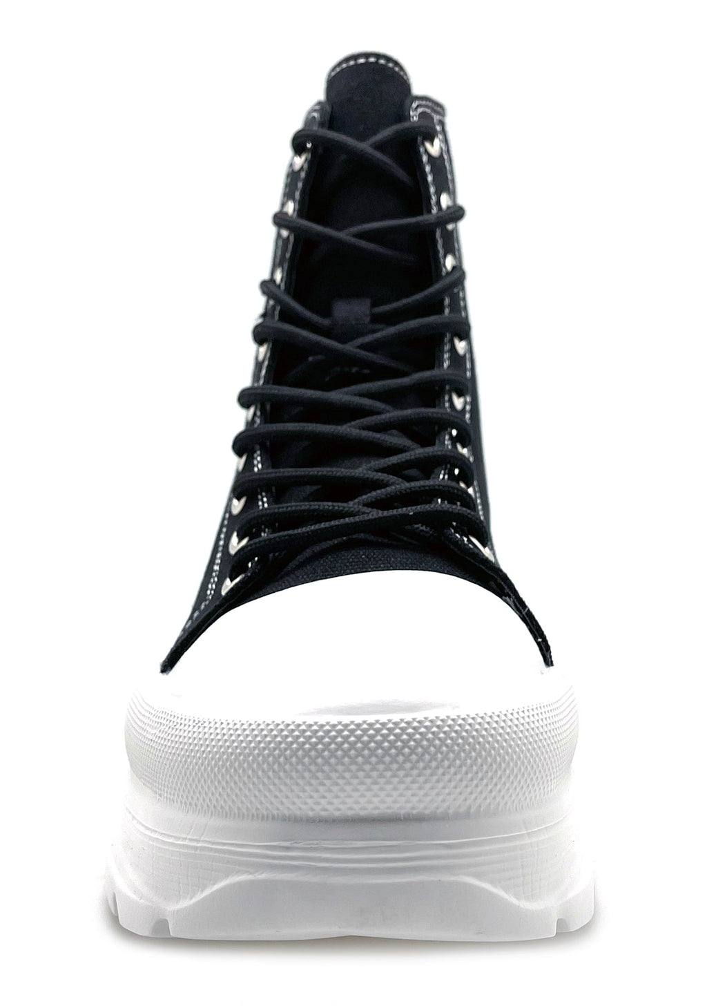  BELLE The Black Room Black Platform Sneakers