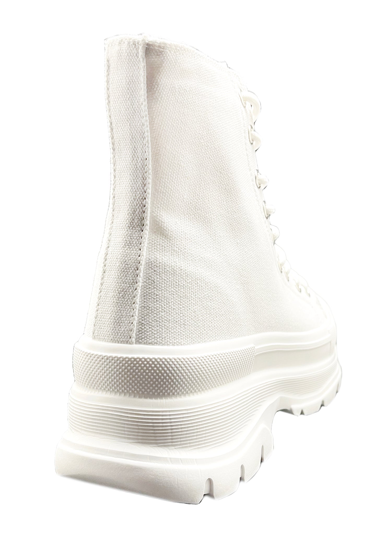  BELLE The White Room White Platform Sneakers