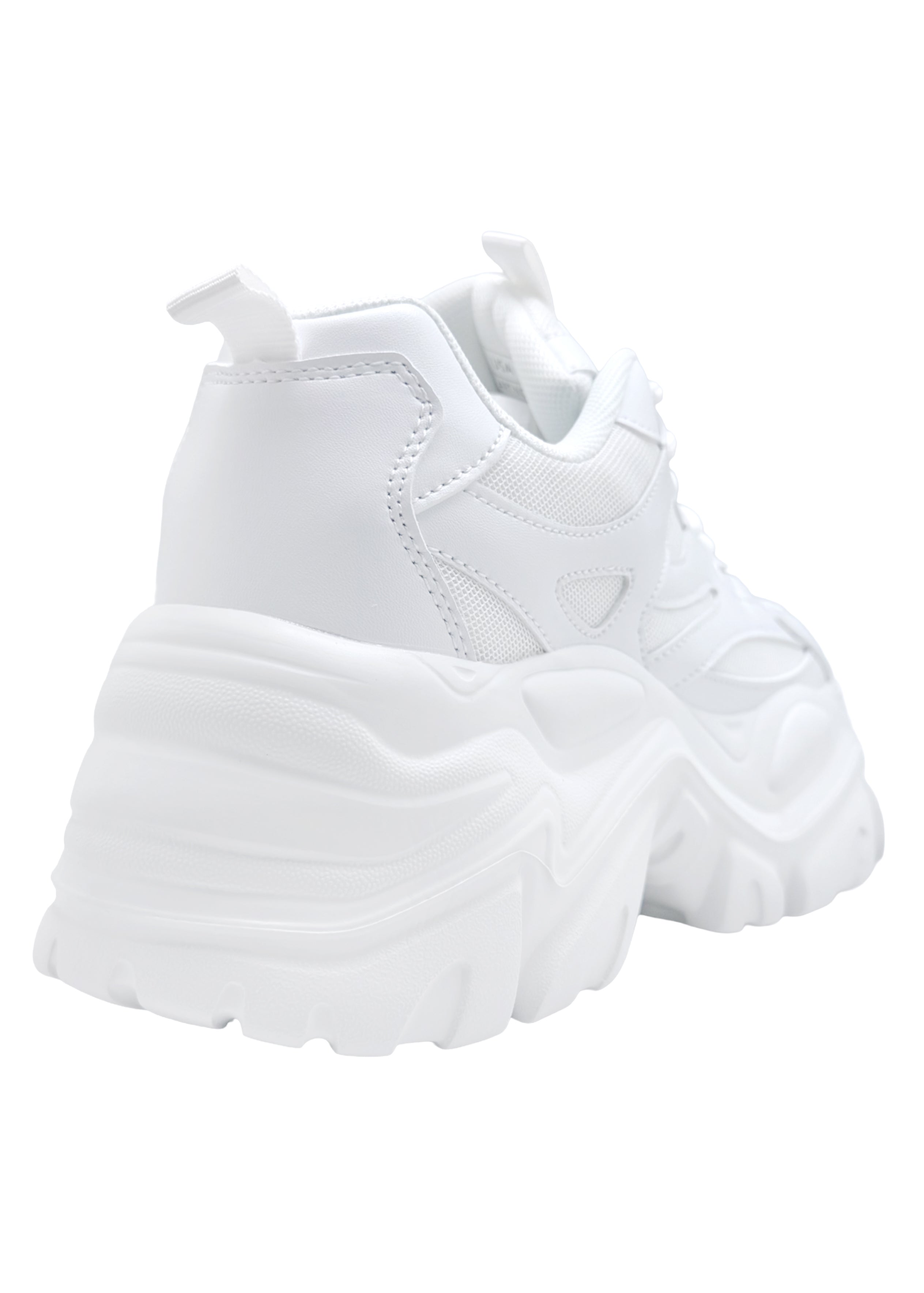  BLAIR 06 White Beam White Platform Sneakers