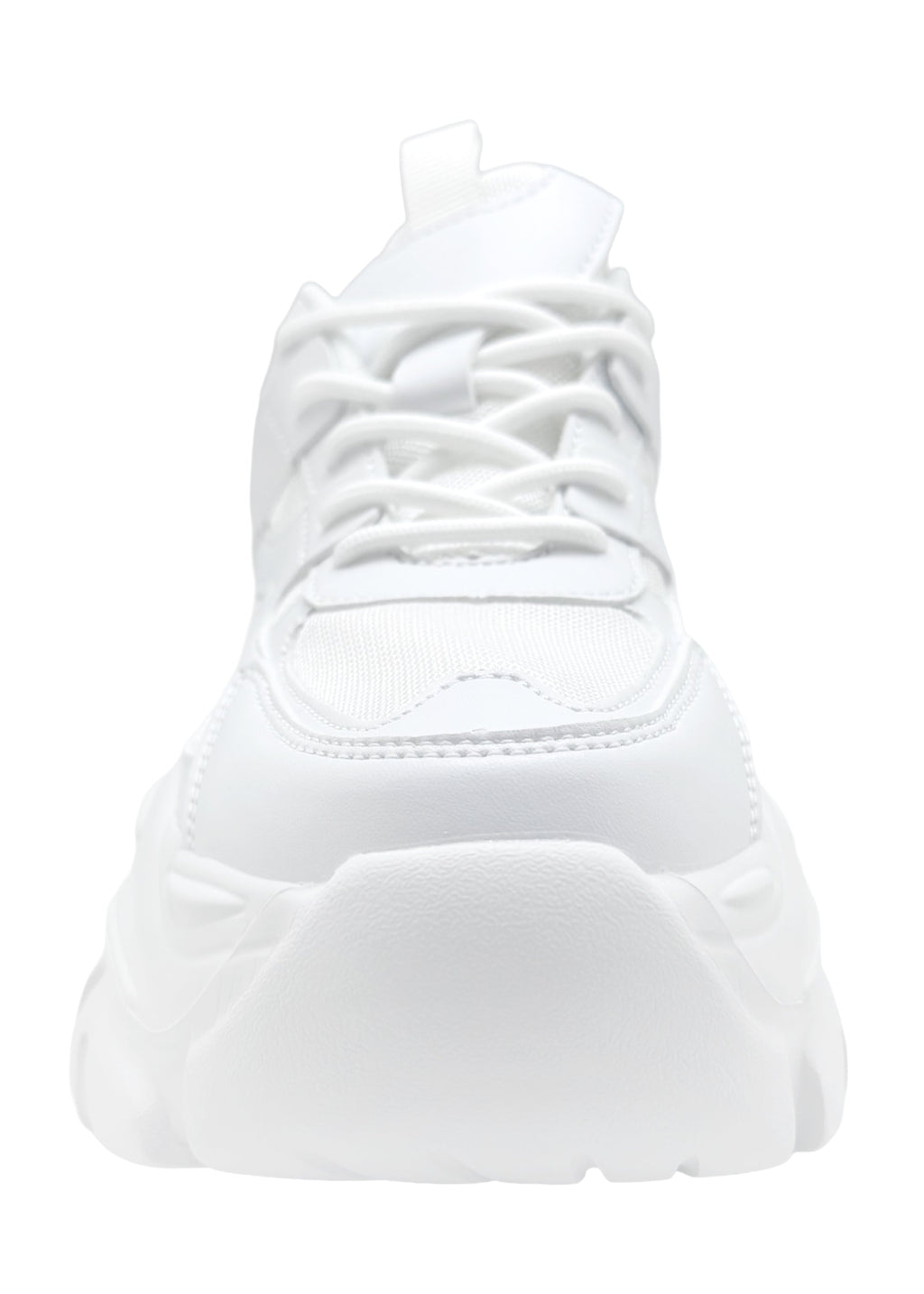  BLAIR 06 White Beam White Platform Sneakers