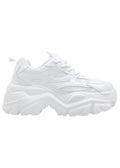  BLAIR 06 White Beam White Platform Sneakers