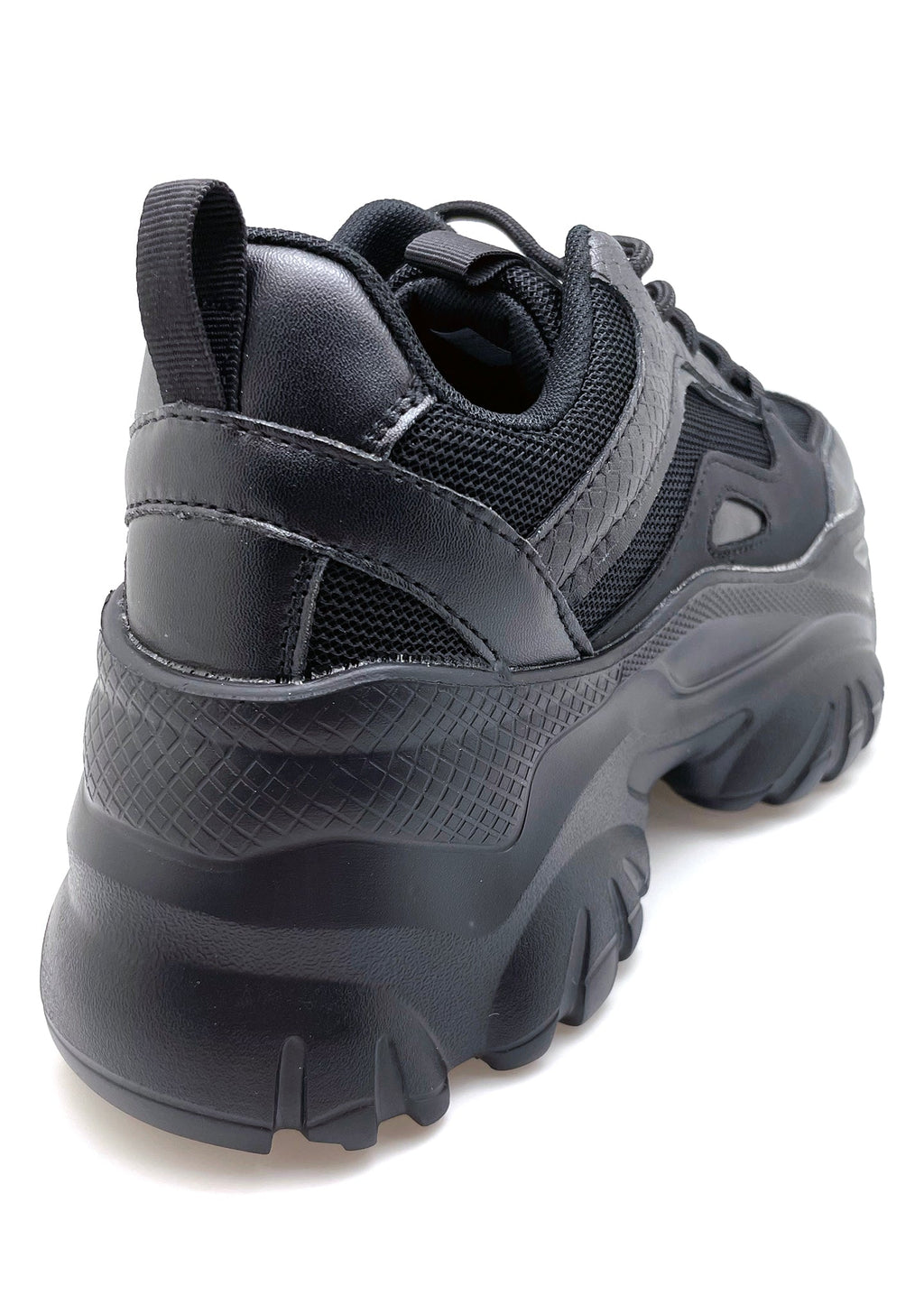  HANNA Blackout Beat Black Platform Sneakers
