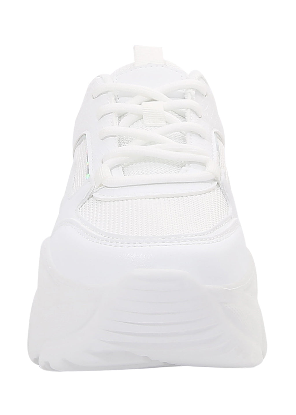  HANNA Cyber Pulse White Platform Sneakers