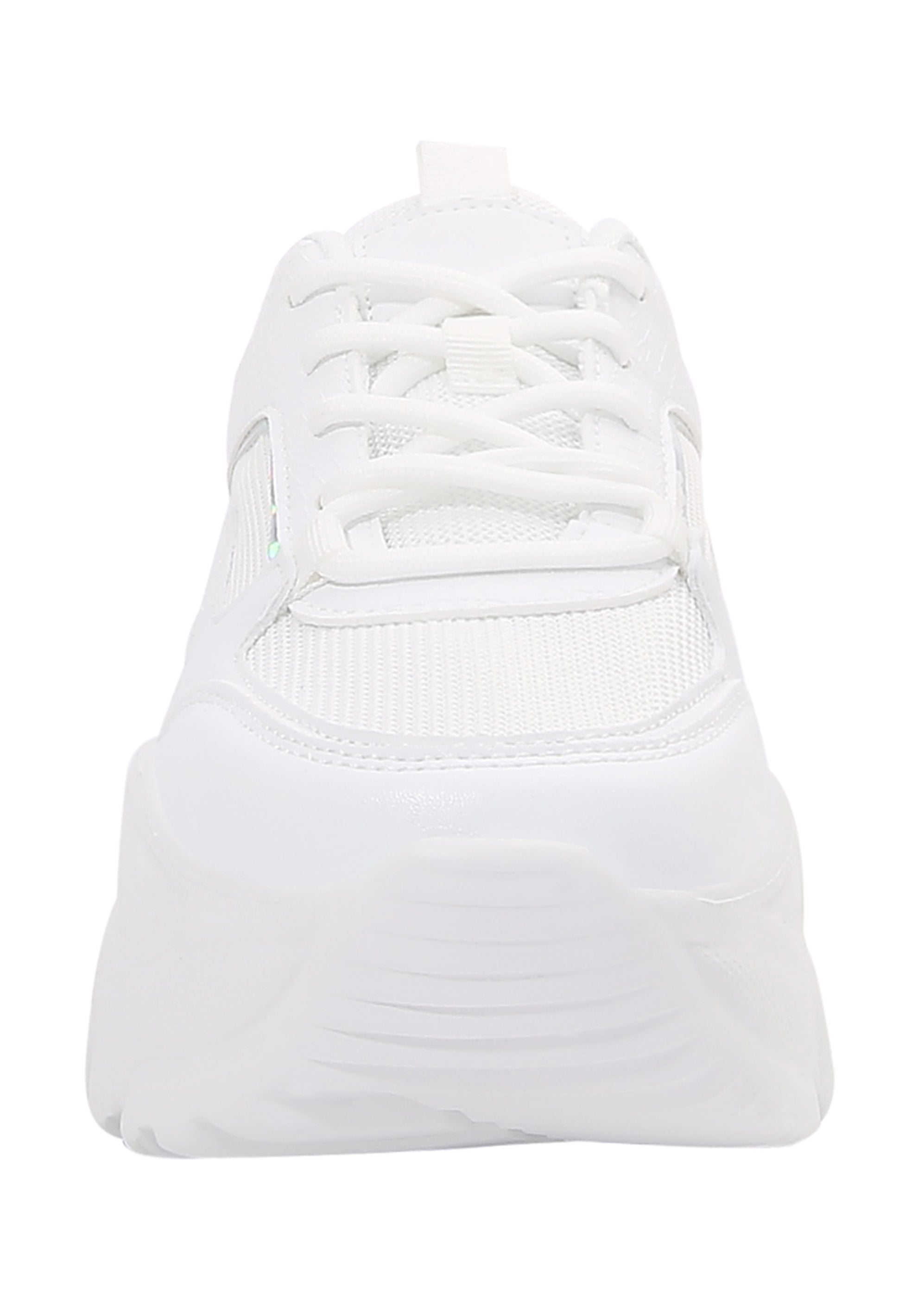  HANNA Cyber Pulse White Platform Sneakers