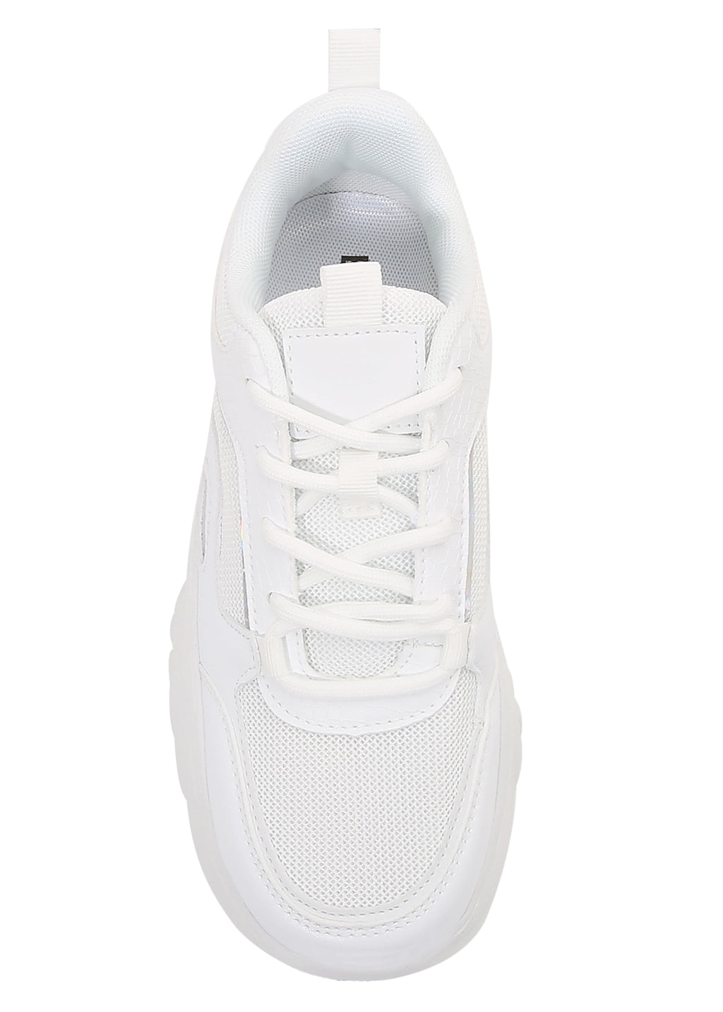  HANNA Cyber Pulse White Platform Sneakers