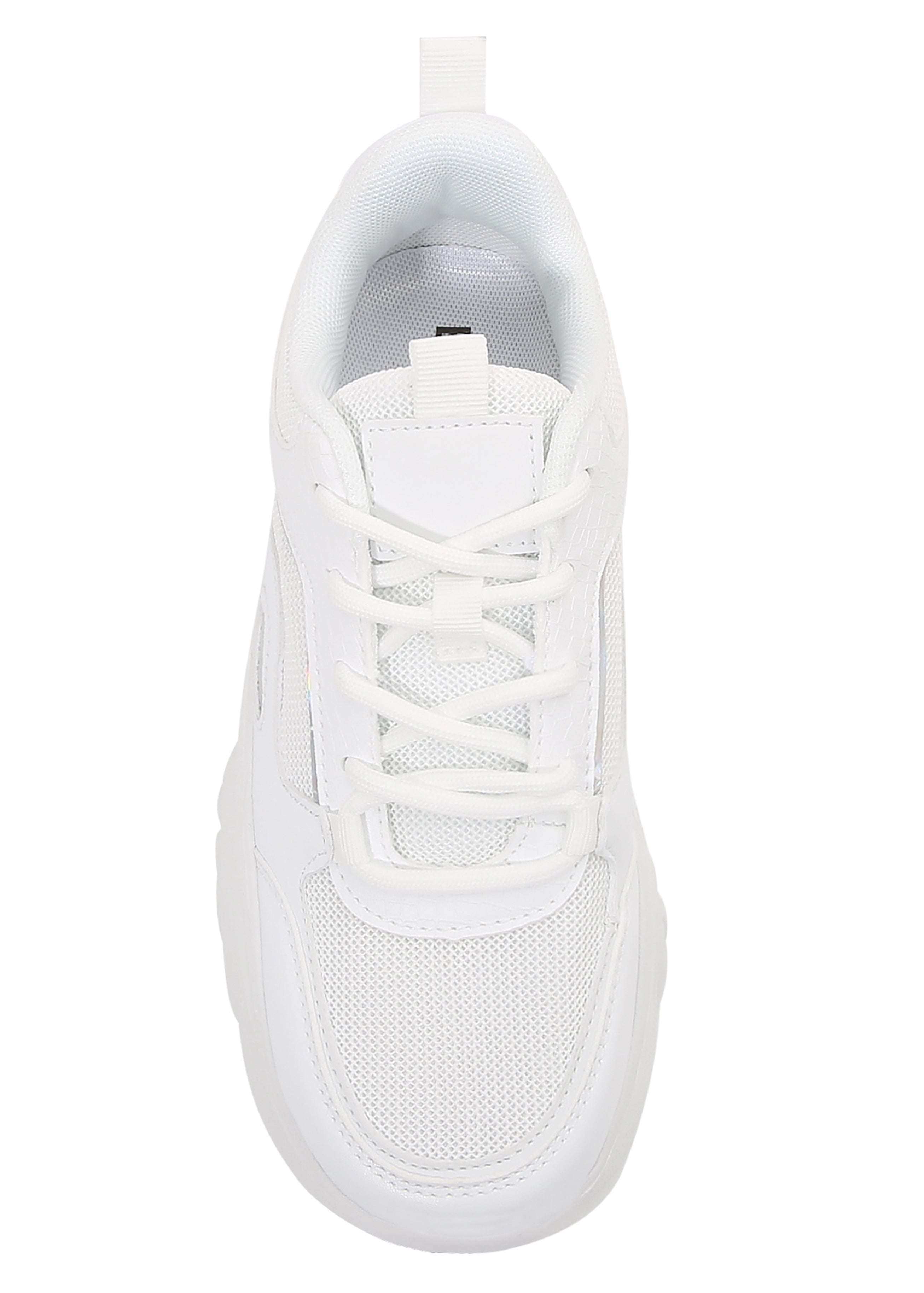  HANNA Cyber Pulse White Platform Sneakers