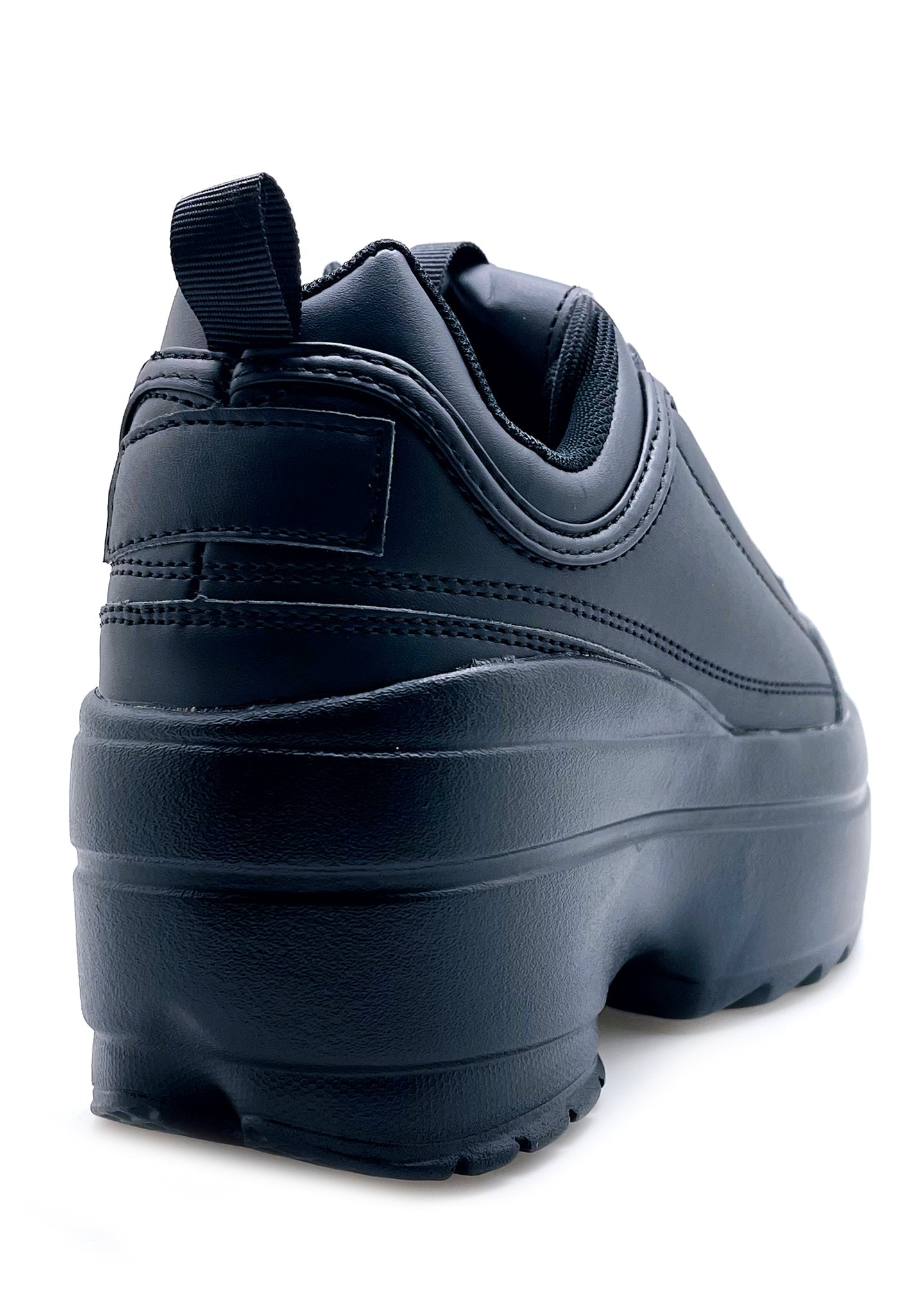  LILY 5005 Next Level Black Platform Sneakers