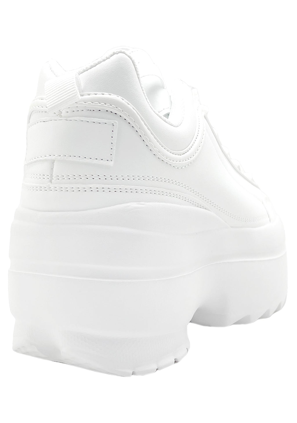  LILY 5005 Dream Cypher White Platform Sneakers