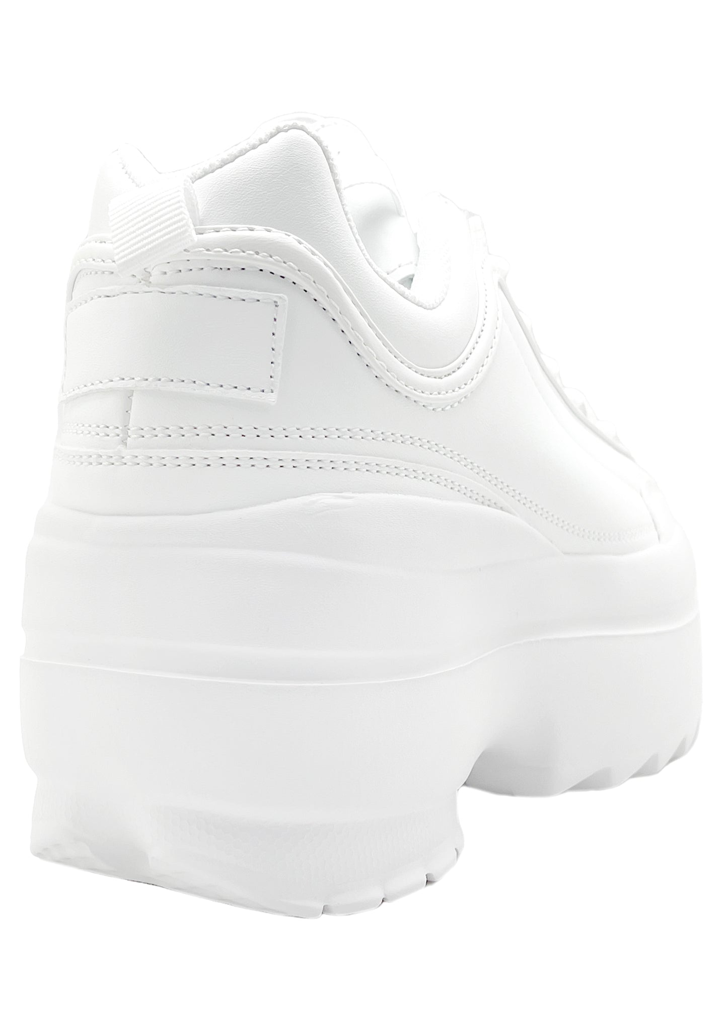 LILY 5005 Dream Cypher White Platform Sneakers