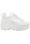  LILY 5005 Dream Cypher White Platform Sneakers