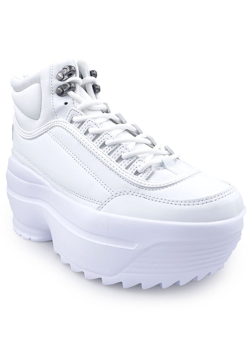  MACY 01 Cloudwalkers White Platform Sneakers