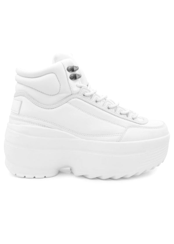  MACY 01 Cloudwalkers White Platform Sneakers