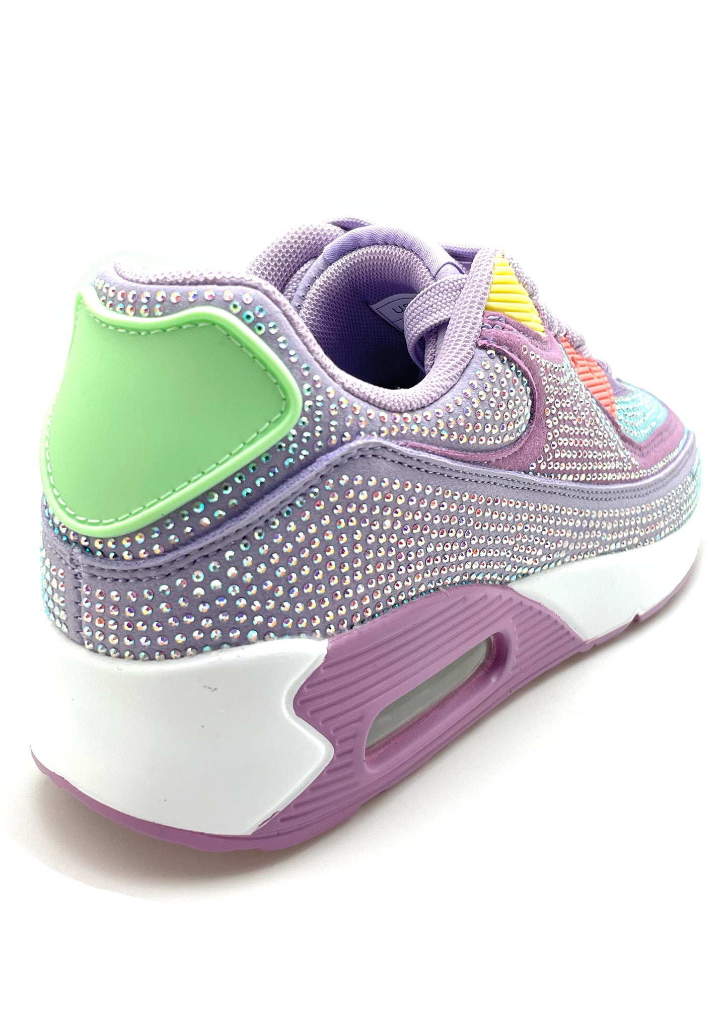  QUEEN Sugar Rush Rhinestone Purple Sneakers