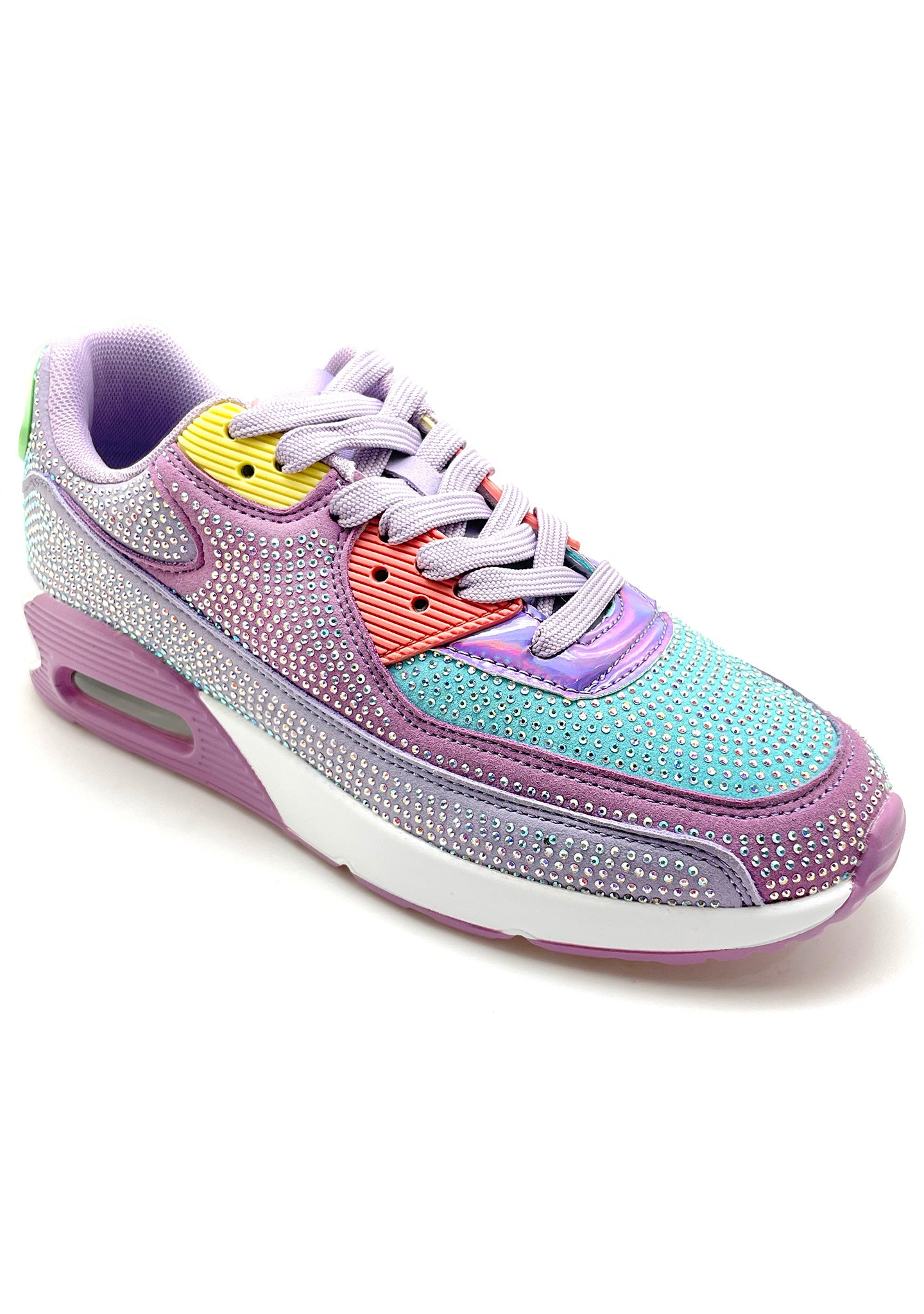  QUEEN Sugar Rush Rhinestone Purple Sneakers