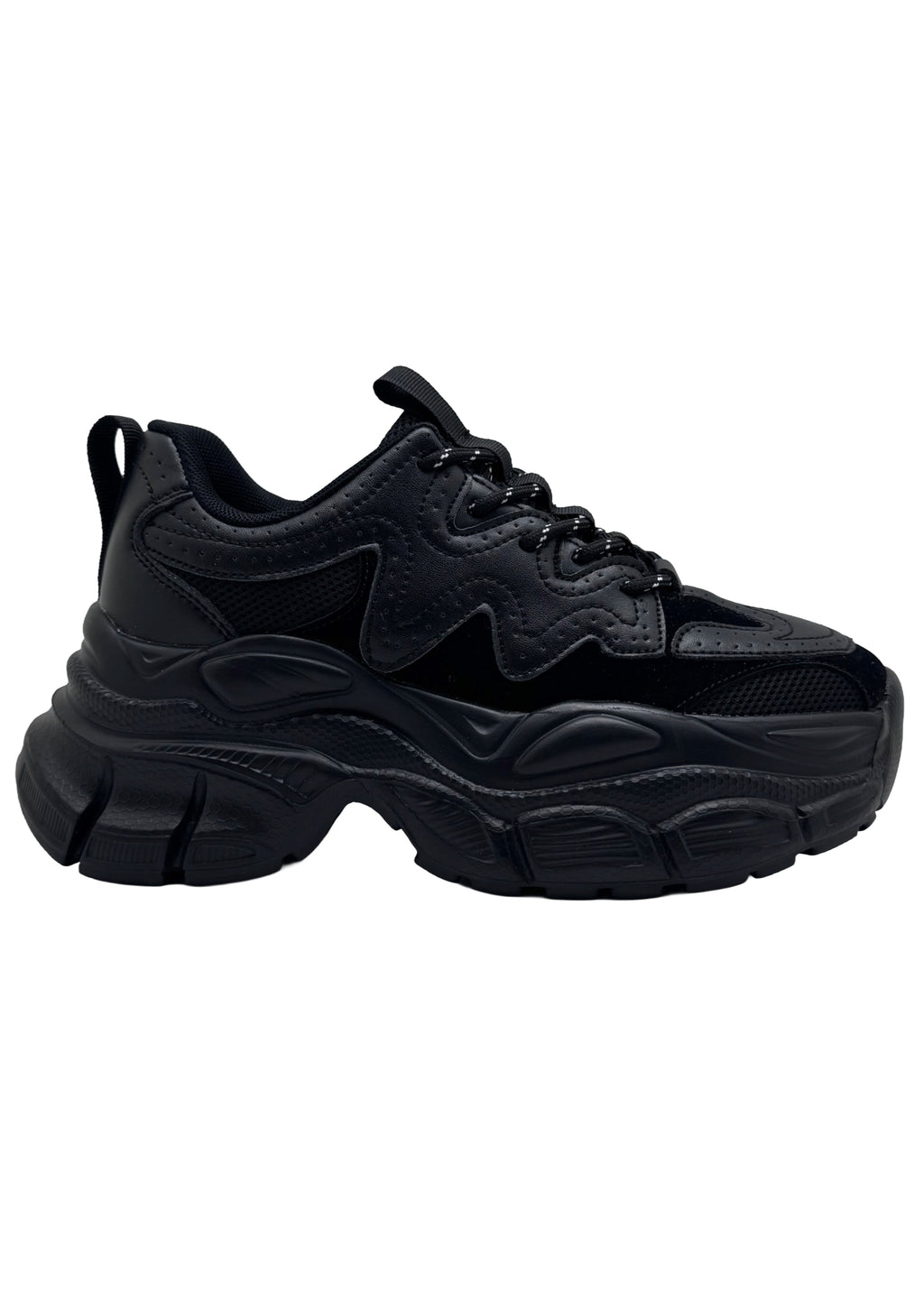  SUNNY Blackout Pulse Black Platform Sneakers