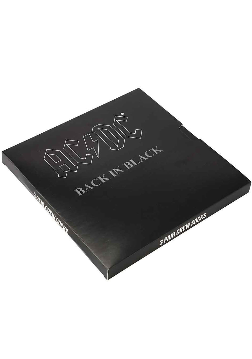 Bioworld AC/DC Back In Black 3PK Socks Gift Box Set