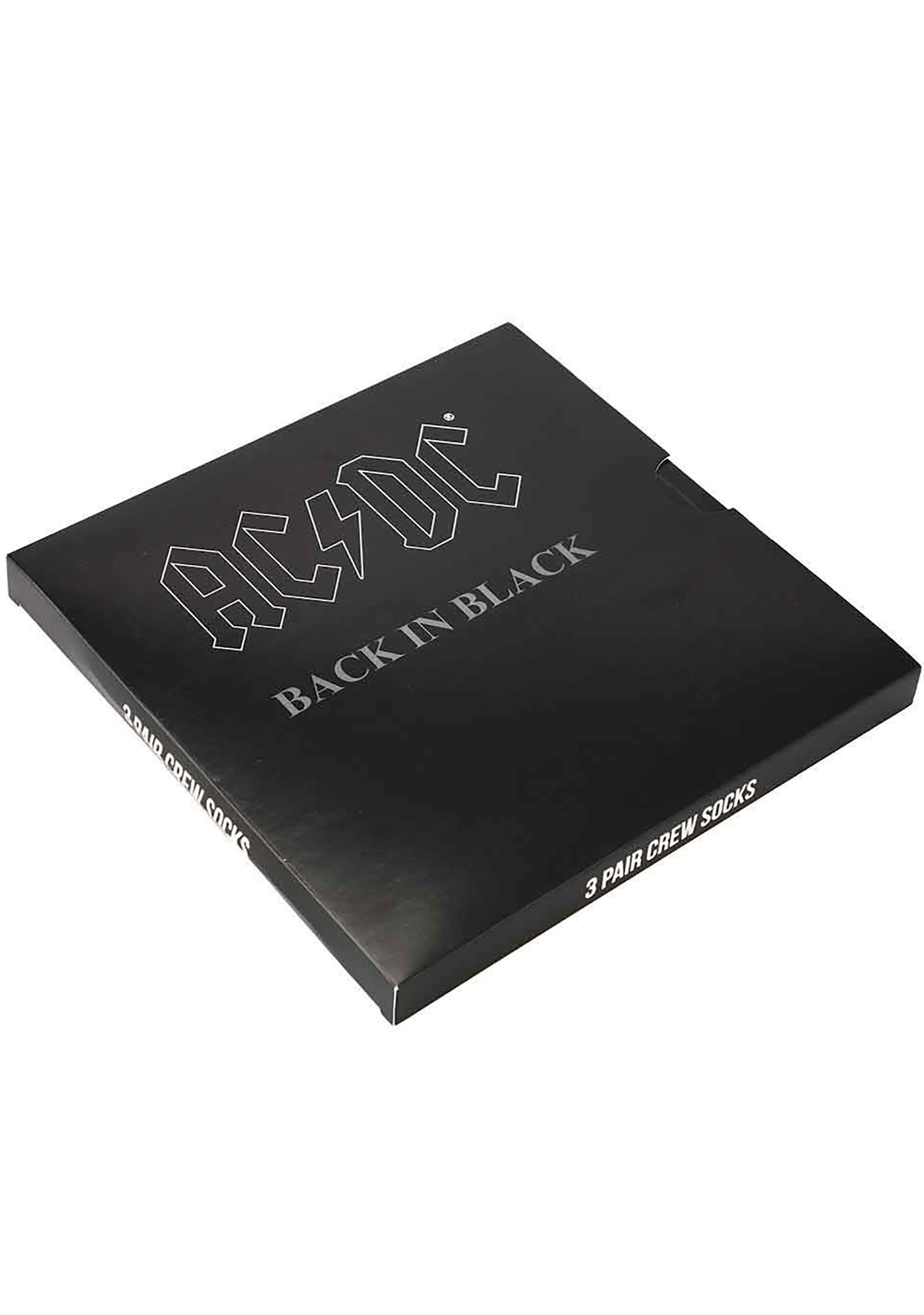 Bioworld AC/DC Back In Black 3PK Socks Gift Box Set