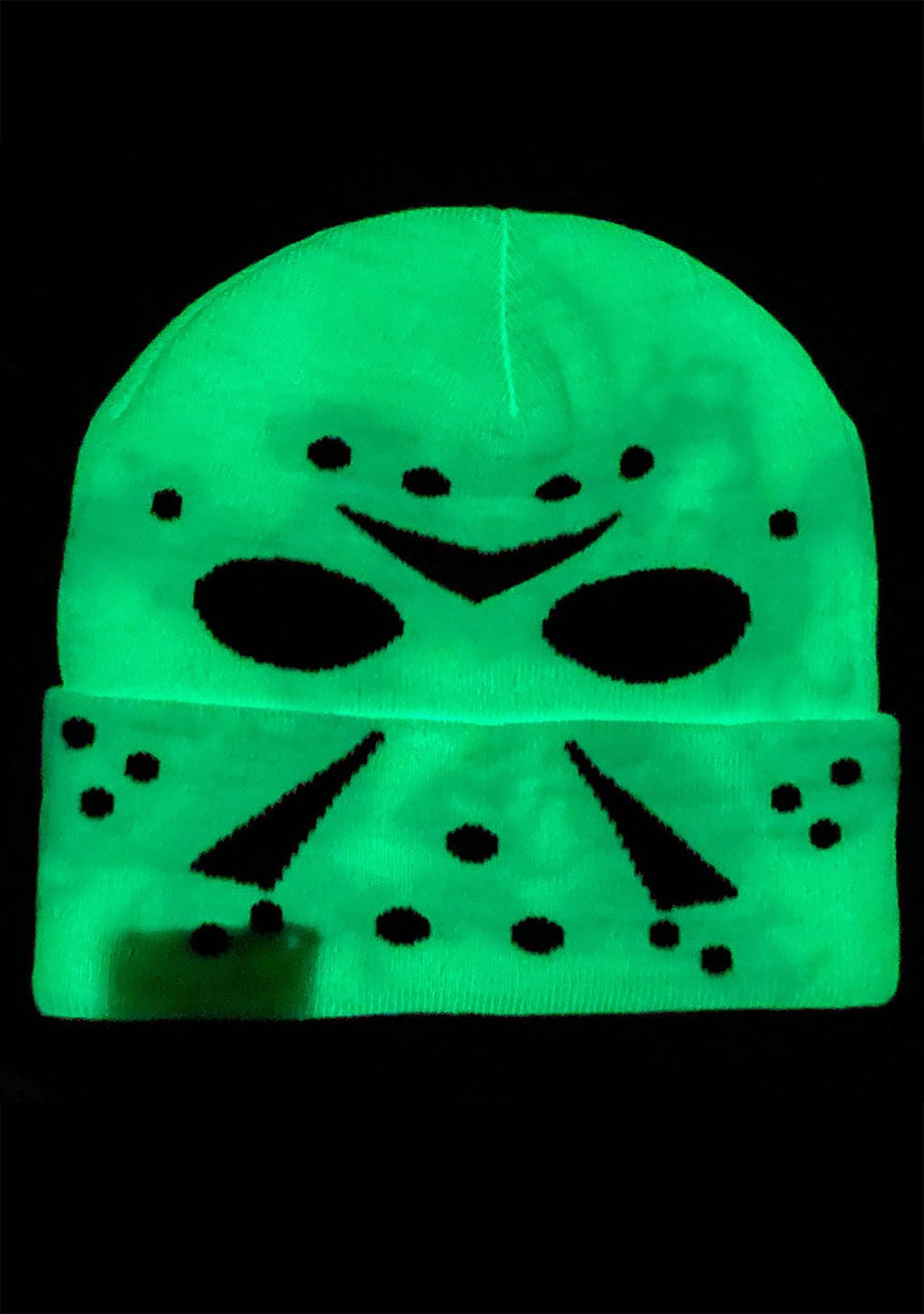 Bioworld Friday The 13th Jason Glow In The Dark Beanie