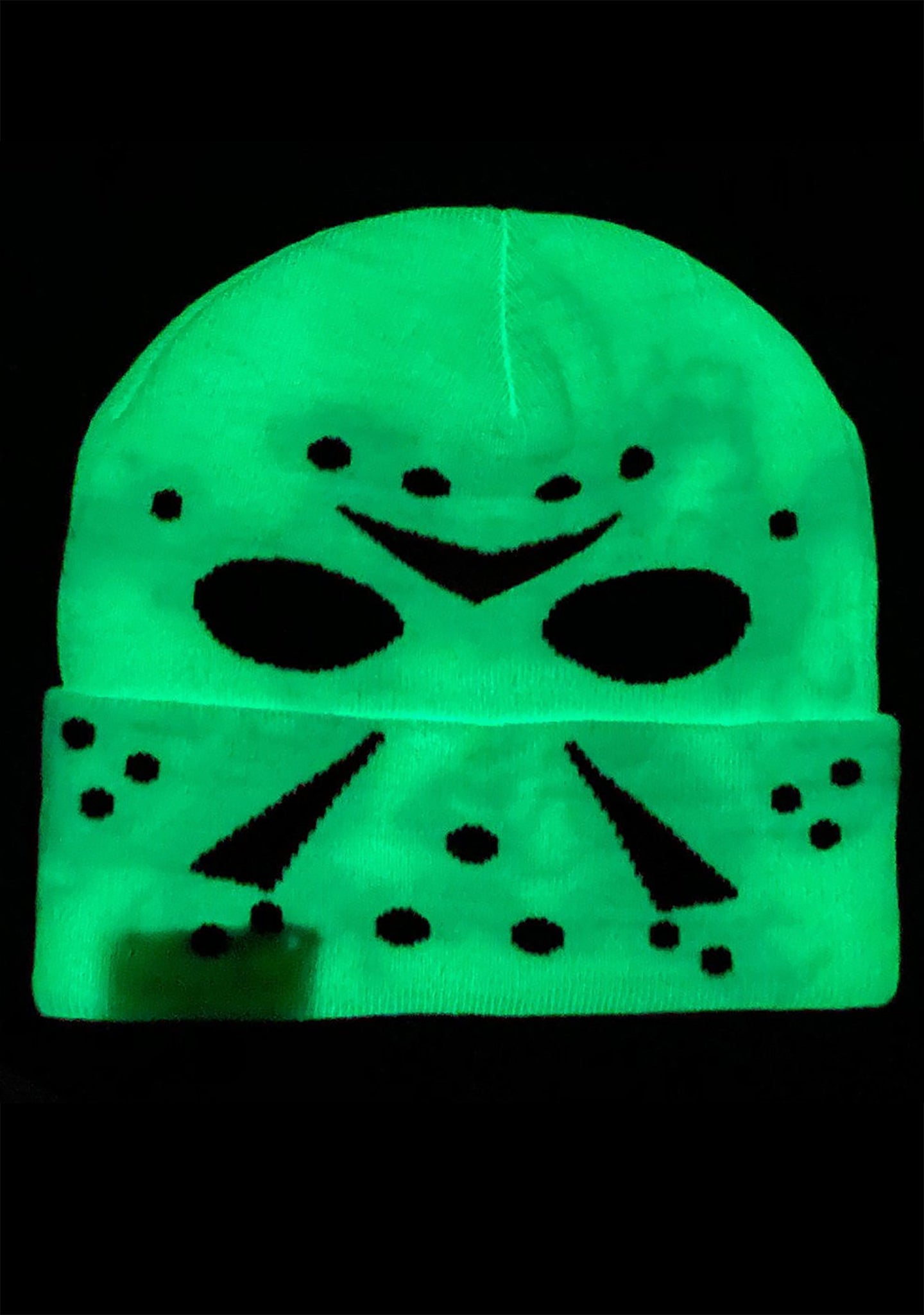 Bioworld Friday The 13th Jason Glow In The Dark Beanie