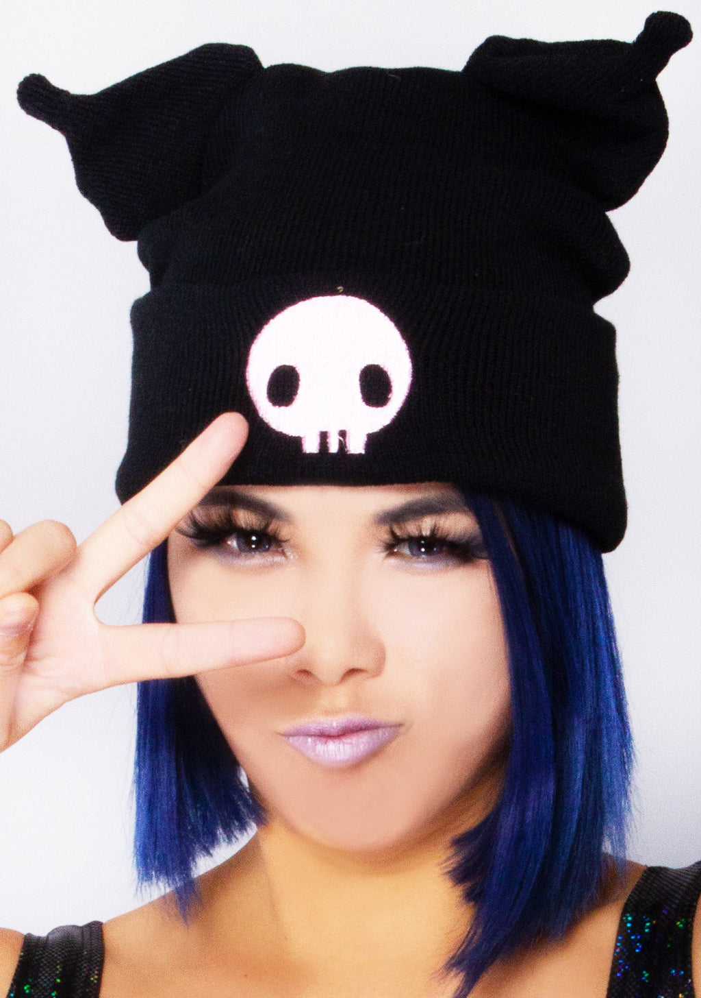 Bioworld Sanrio Kuromi 3D Plush Beanie
