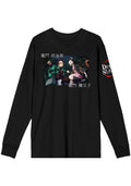 Bioworld Demon Slayer Tanjiro & Nezuko Unisex Long Sleeve Tee