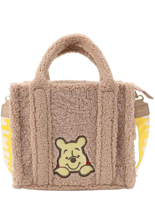 Bioworld Disney Winnie The Pooh Sherpa Mini Tote Bag