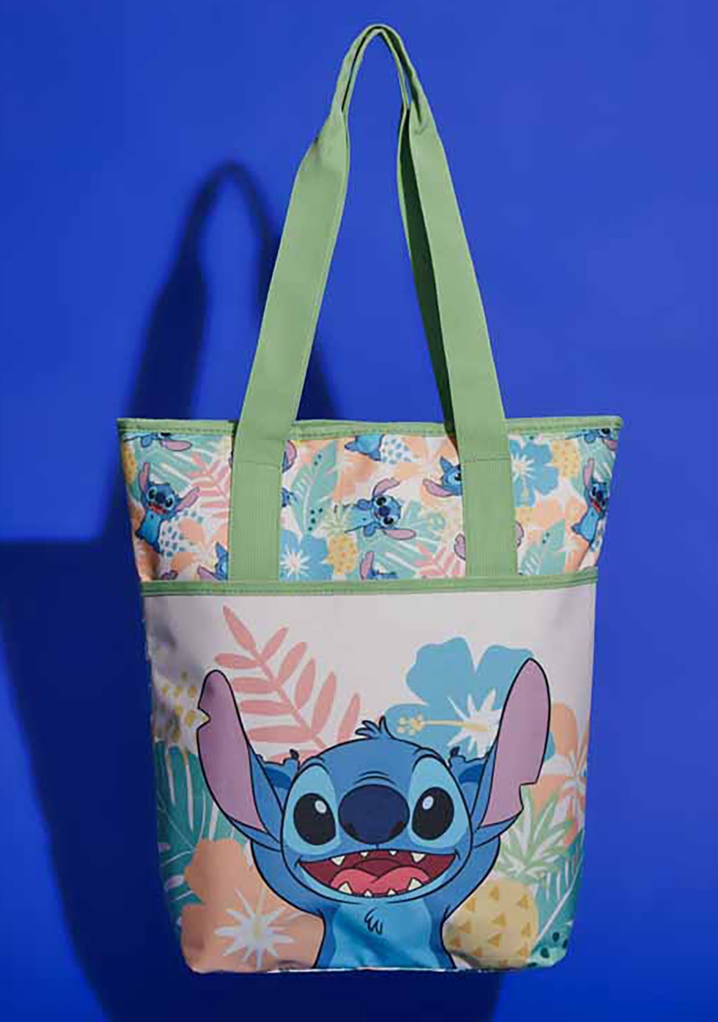 Bioworld Disney Stitch Tropical Insulated Convertible Backpack Tote