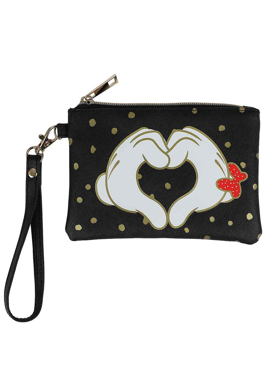 Bioworld Disney Mickey & Minnie Love Travel 3PC Cosmetic Bags