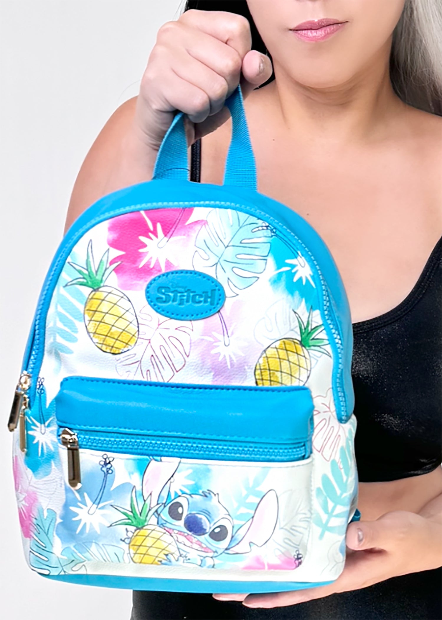 Bioworld Disney Stitch Tropical Mini Backpack