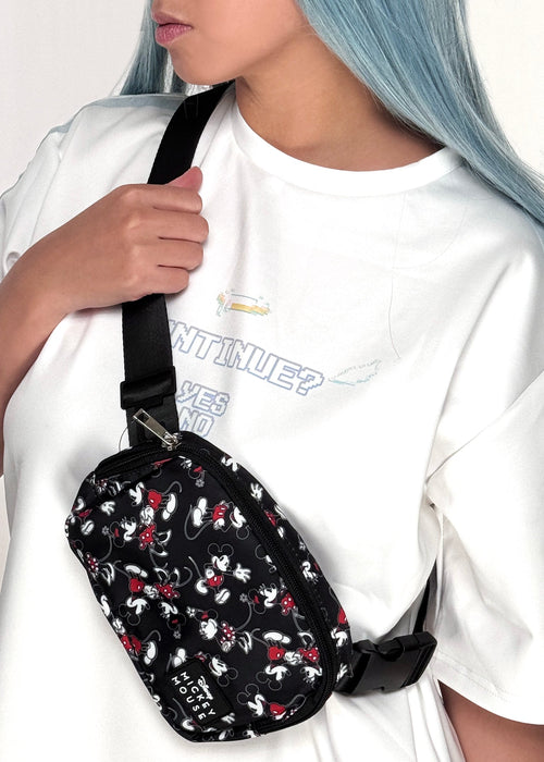 Bioworld Disney Mickey & Minnie AOP Belt Bags