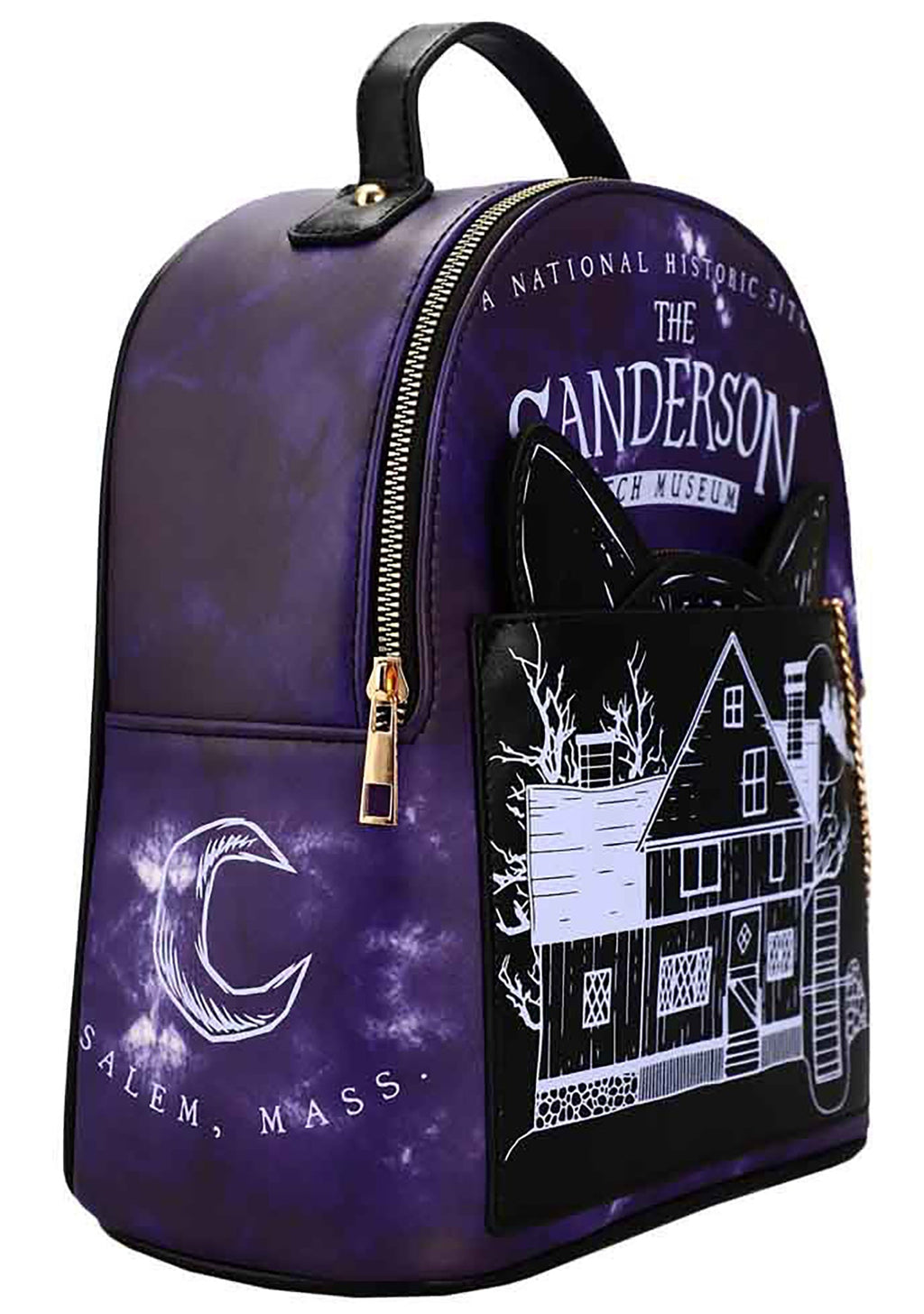 Bioworld Disney Hocus Pocus Sanderson Museum Mini Backpack