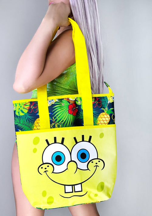 Bioworld Nickelodeon Spongebob Pineapple Insulated Convertible Backpack Tote