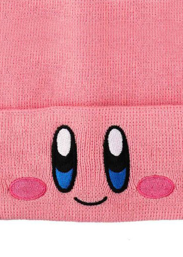Bioworld Nintendo Kirby Big Face Embroidered Beanie