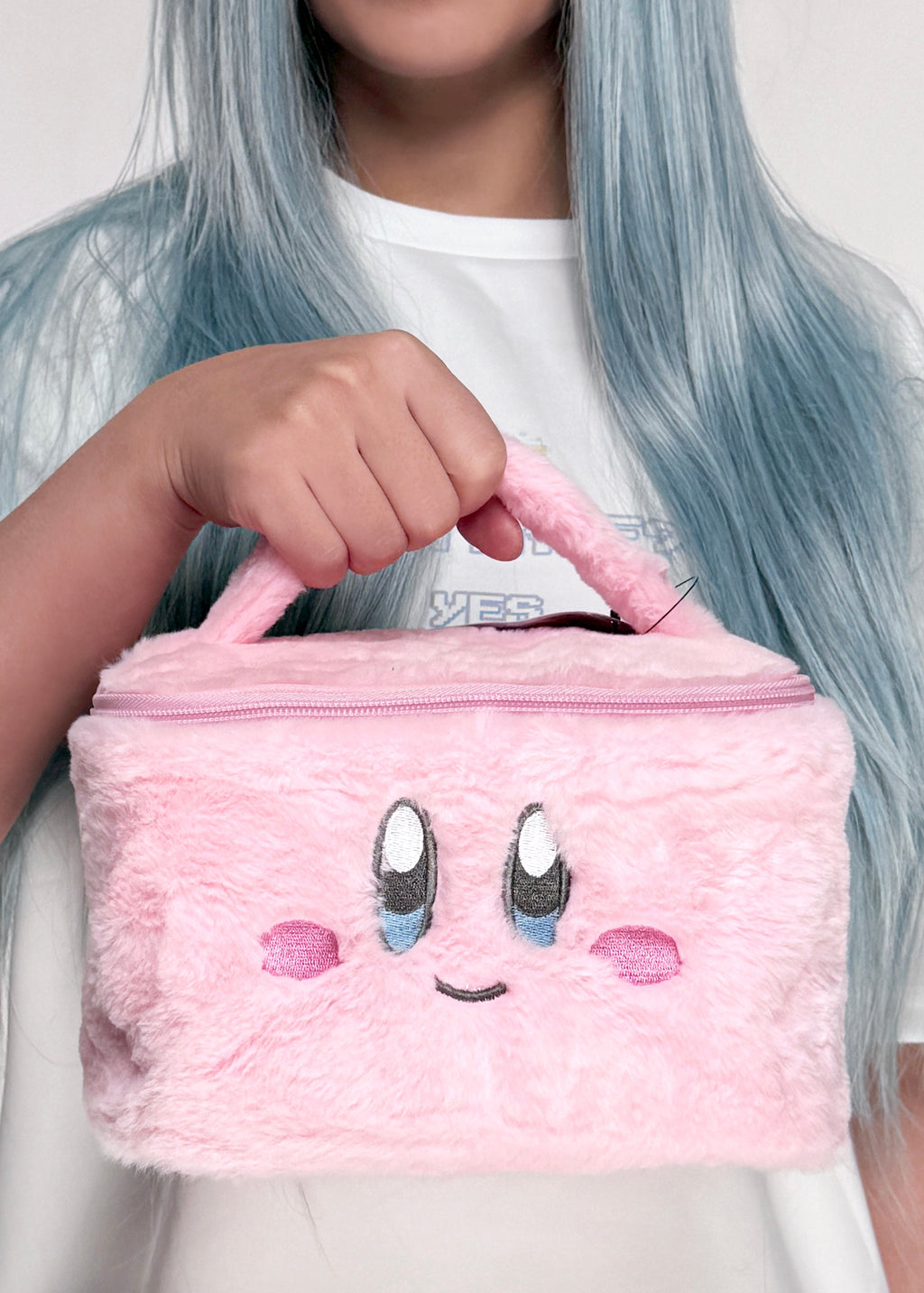 Bioworld Nintendo Kirby Plush Cosmetic Train Case