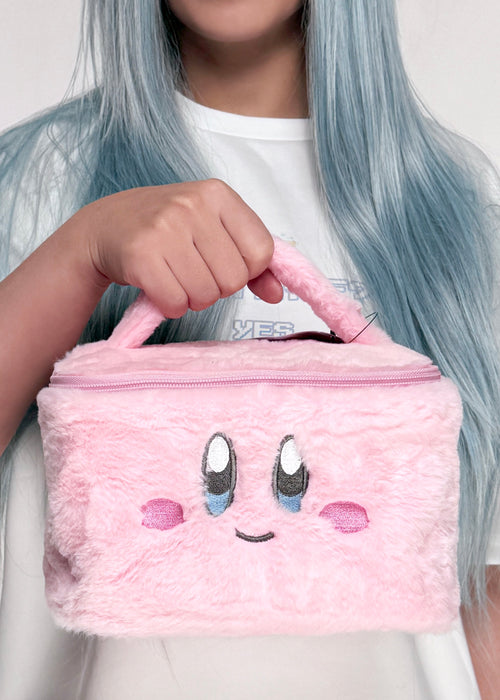 Bioworld Nintendo Kirby Plush Cosmetic Train Case
