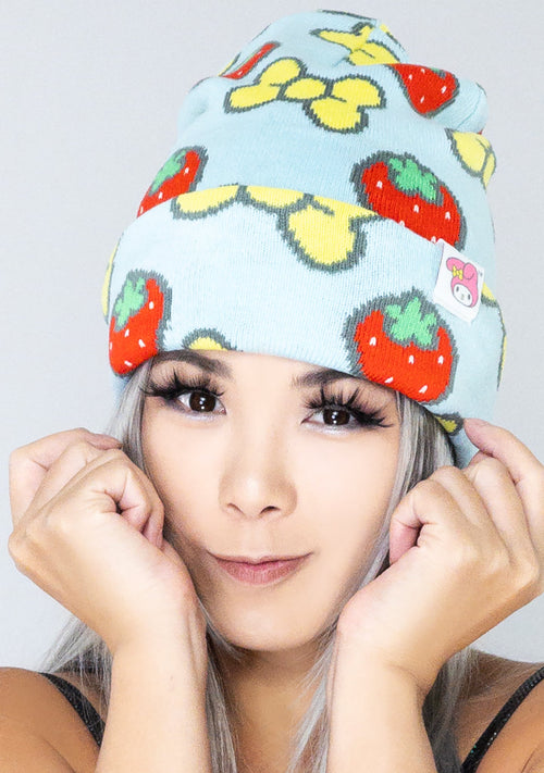Bioworld Sanrio My Melody AOP Jacquard Tall Beanie