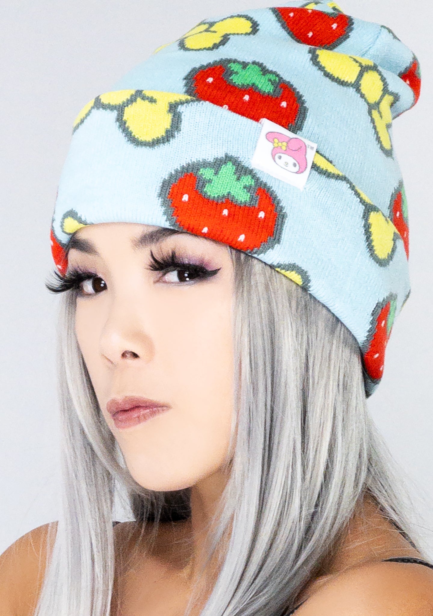 Bioworld Sanrio My Melody AOP Jacquard Tall Beanie