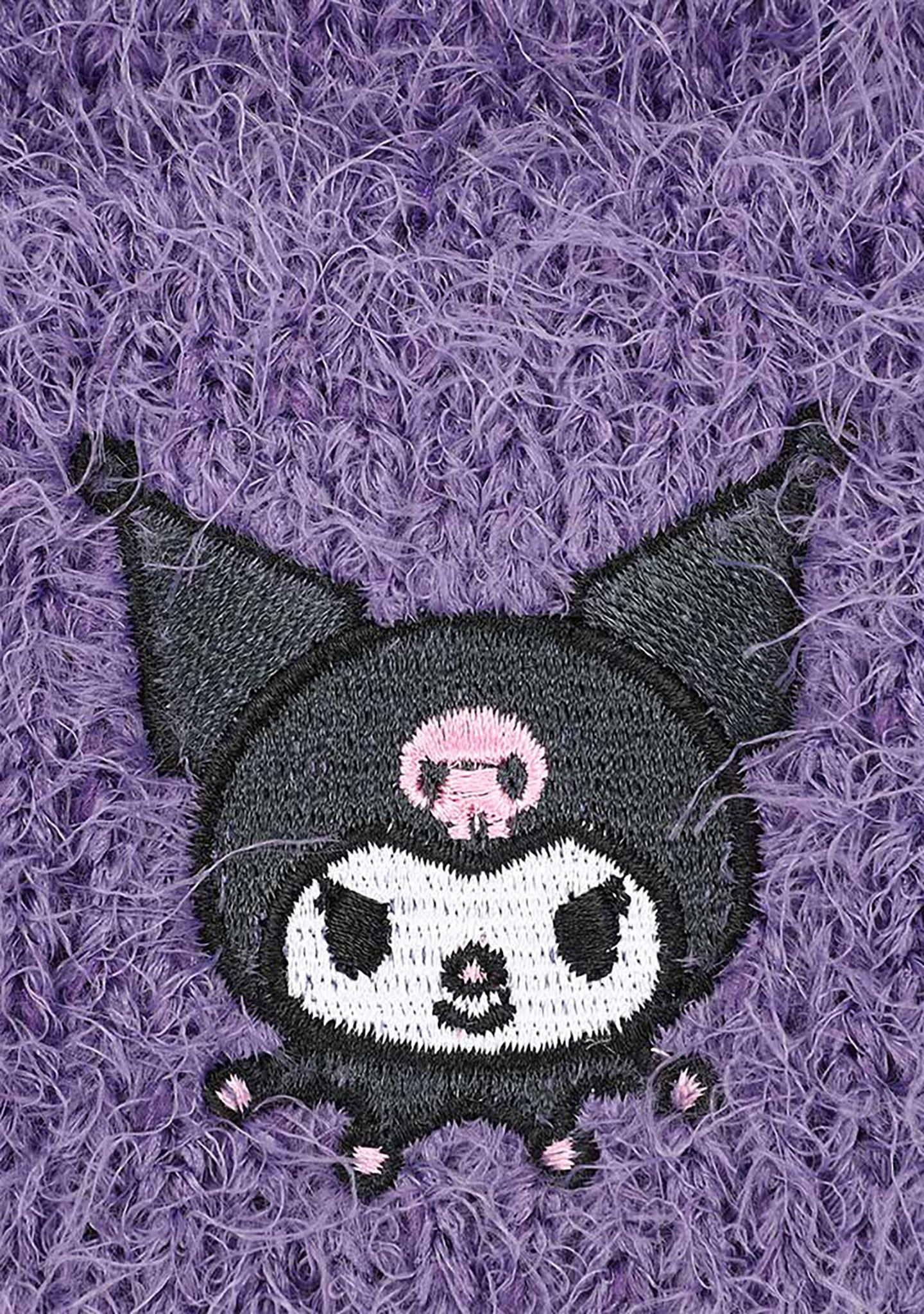 Bioworld Sanrio Kuromi Soft Fuzzy Beanie