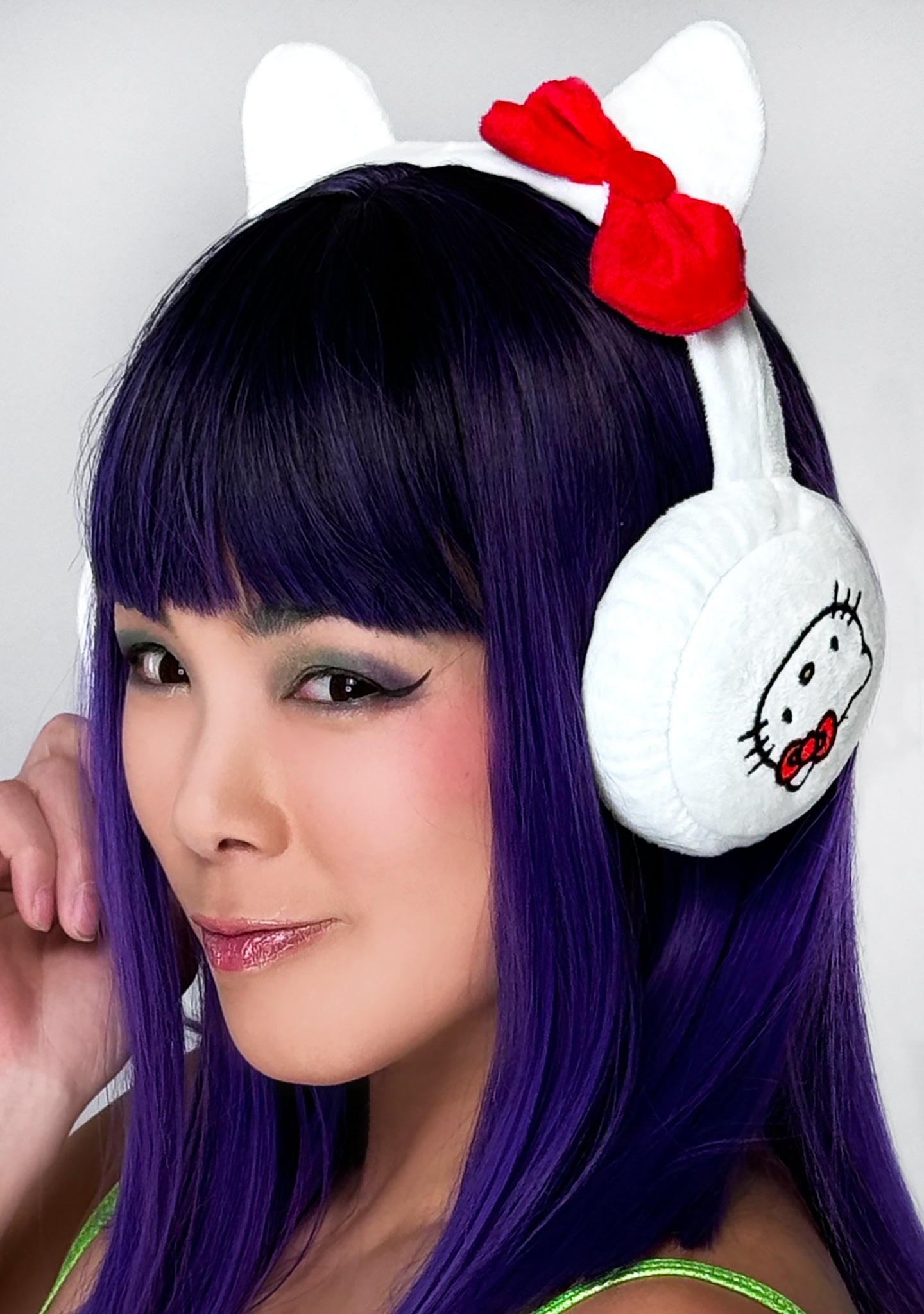 Bioworld Sanrio Hello Kitty Foldable Cosplay Earmuff