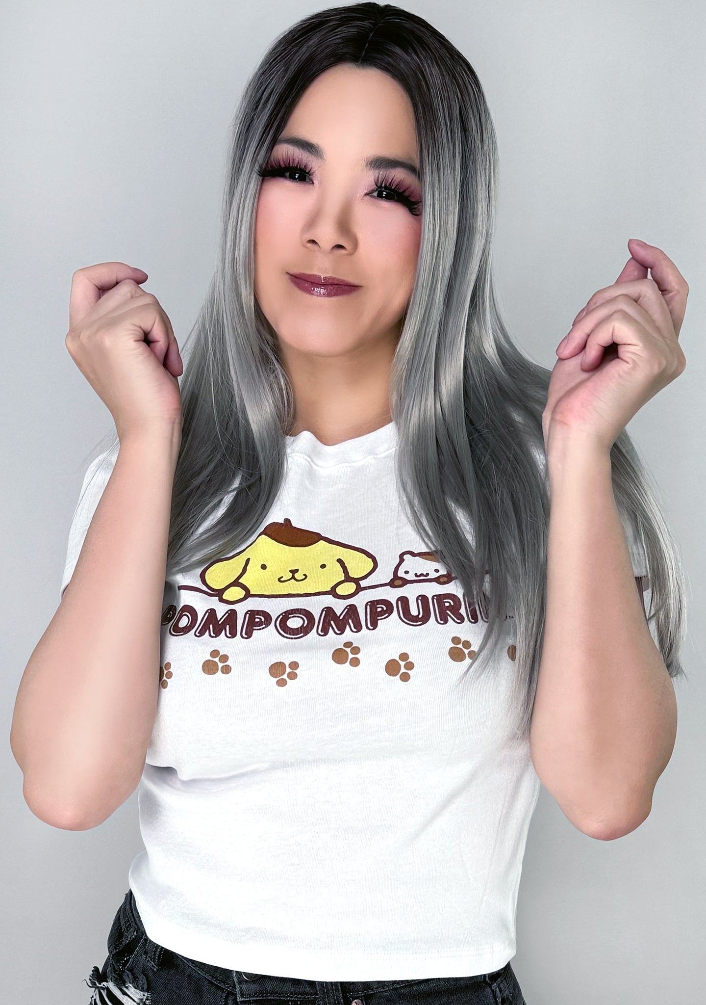 Bioworld Sanrio Pompompurin & Muffin Character Tee