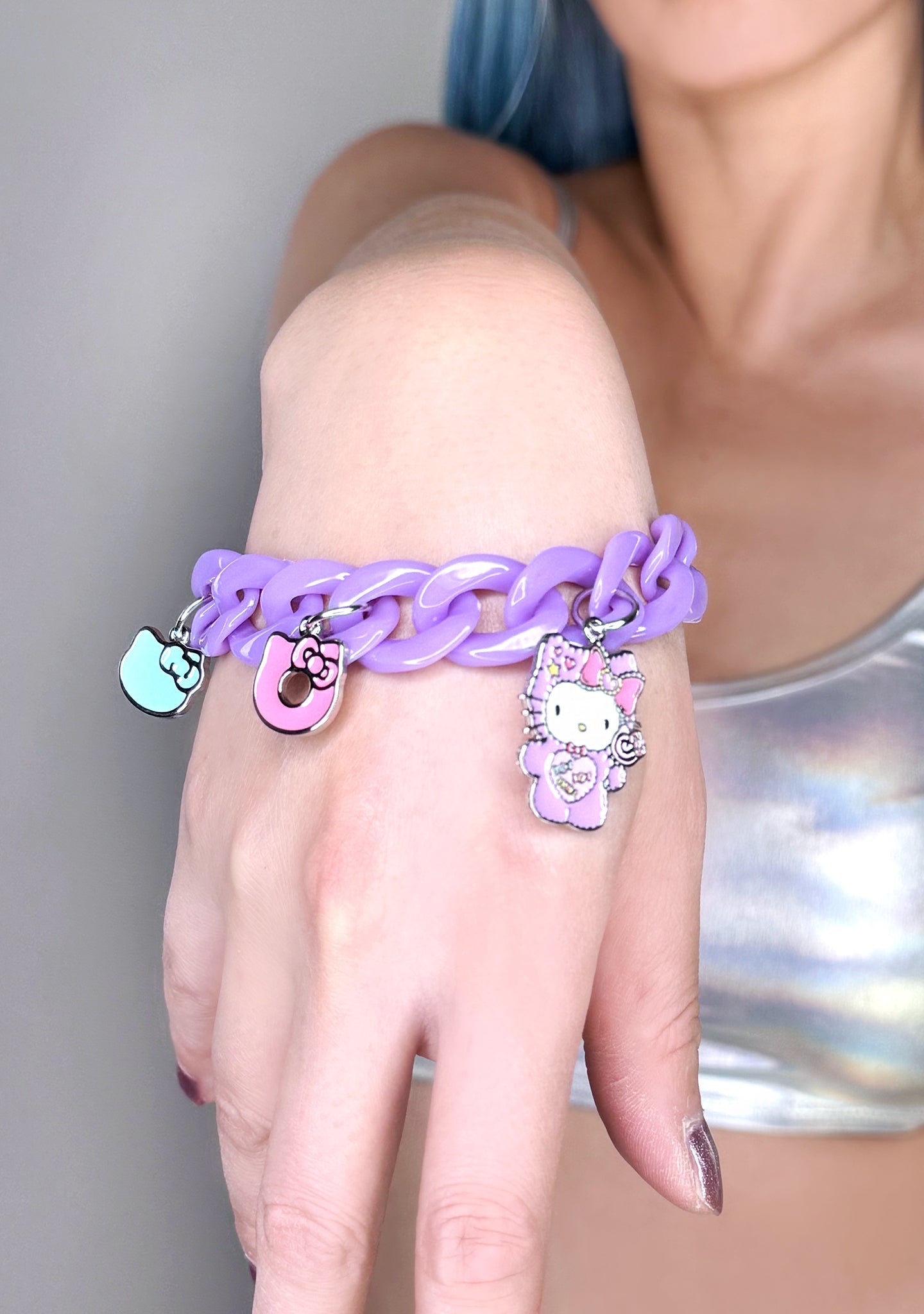Bioworld Sanrio Hello Kitty Multi-Charmed Bracelet