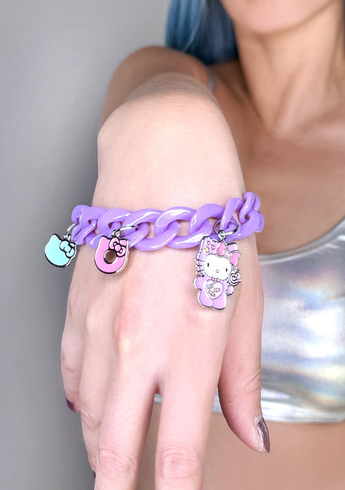 Bioworld Sanrio Hello Kitty Multi-Charmed Bracelet