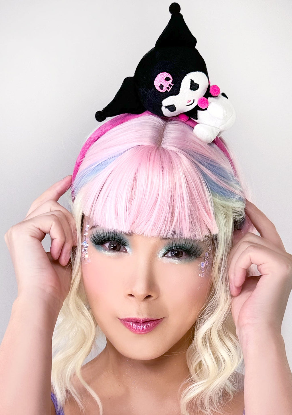 Bioworld Sanrio Kuromi 3D Plush Cosplay Headband