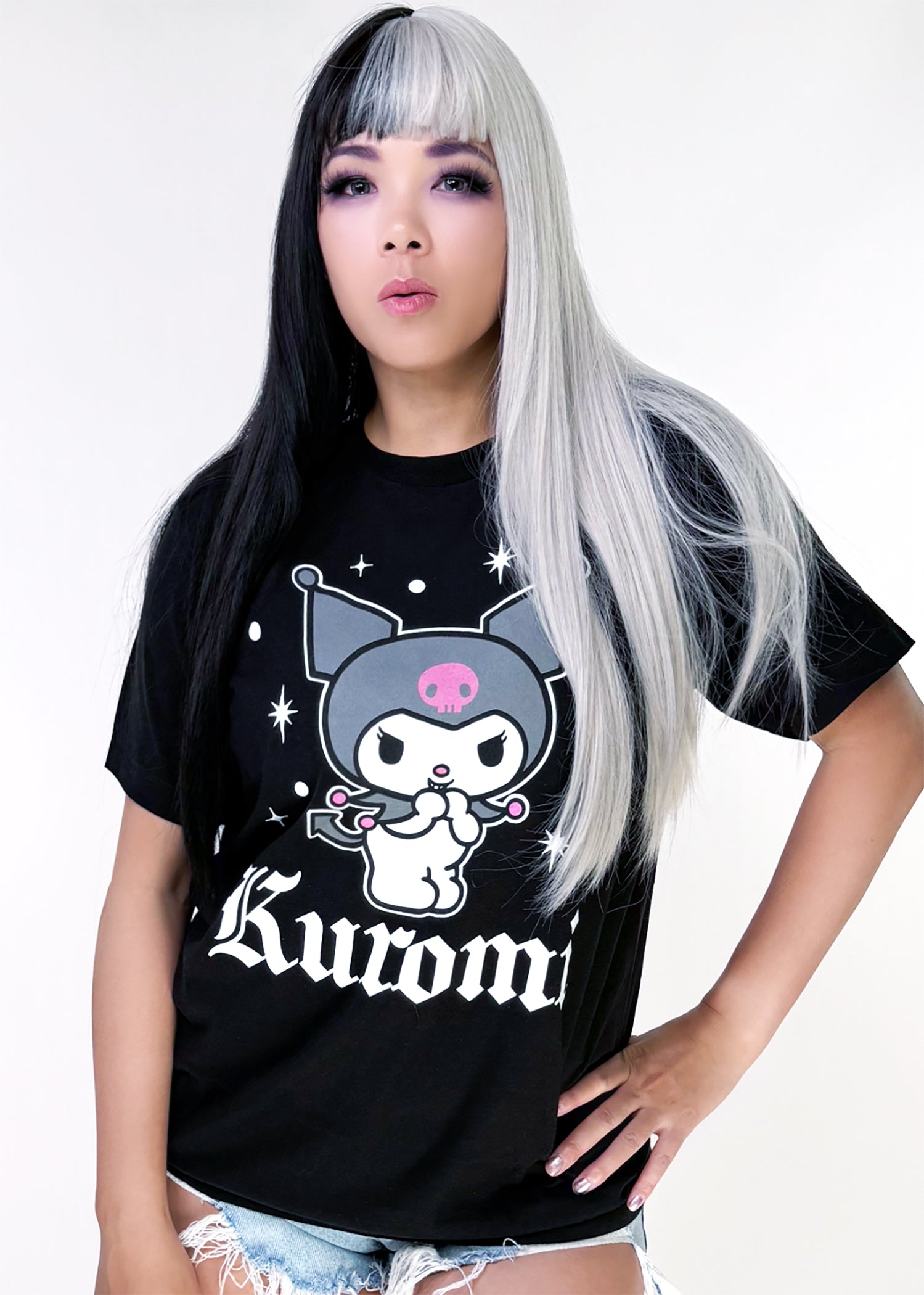 Bioworld Sanrio Bad Gal Kuromi Tee