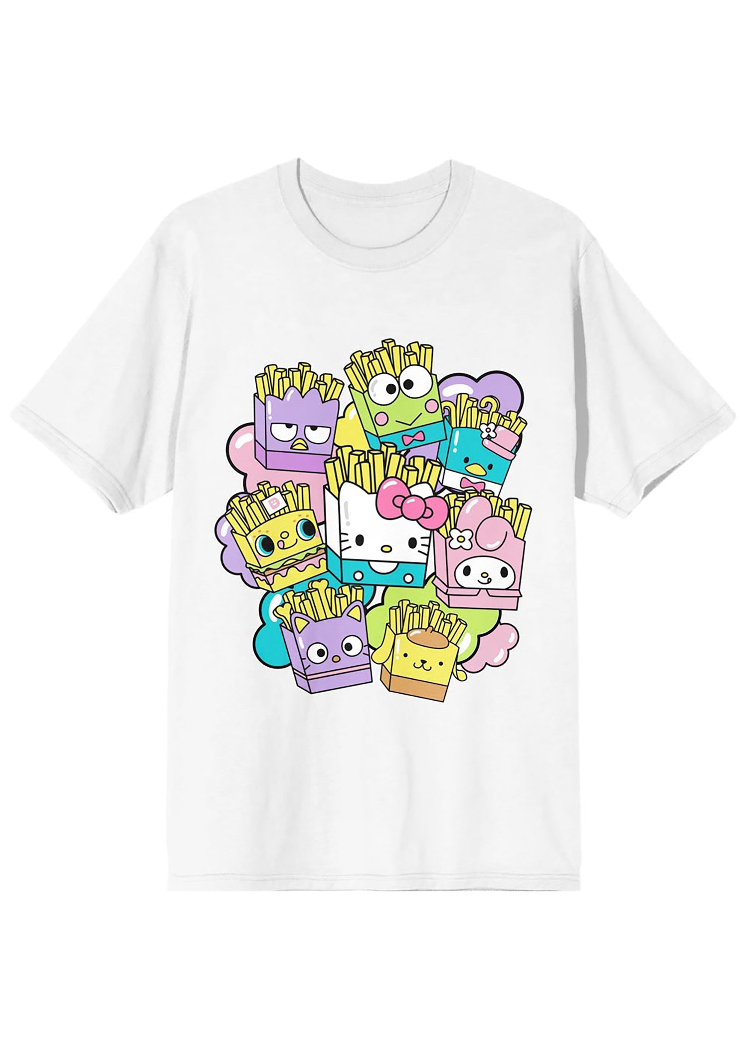 Bioworld Sanrio Hello Kitty & Friends French Fries Tee