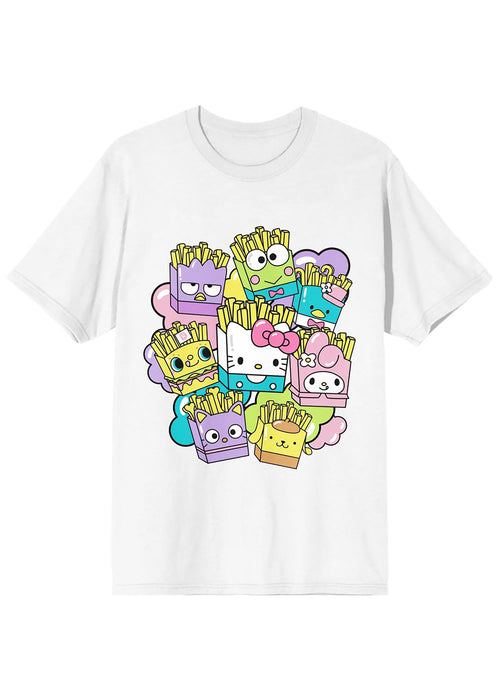 Bioworld Sanrio Hello Kitty & Friends French Fries Tee