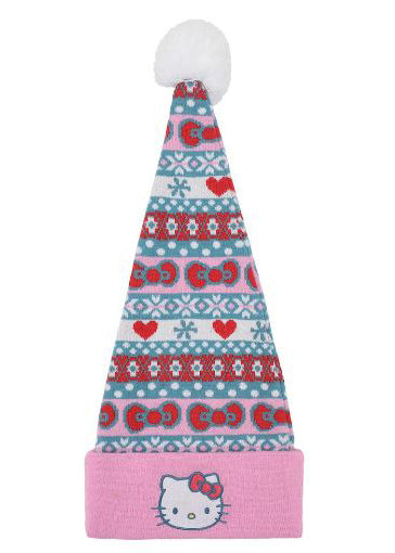 Bioworld Sanrio Hello Kitty Jacquard Santa Hat